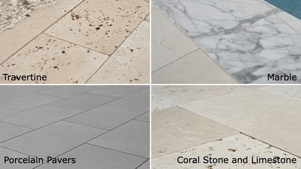 pool deck materials