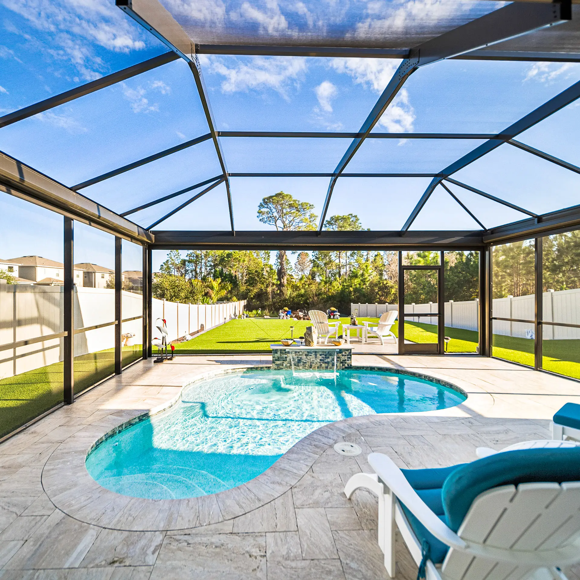 Pool Perfection building a custom concrete pool in Tampa Bay